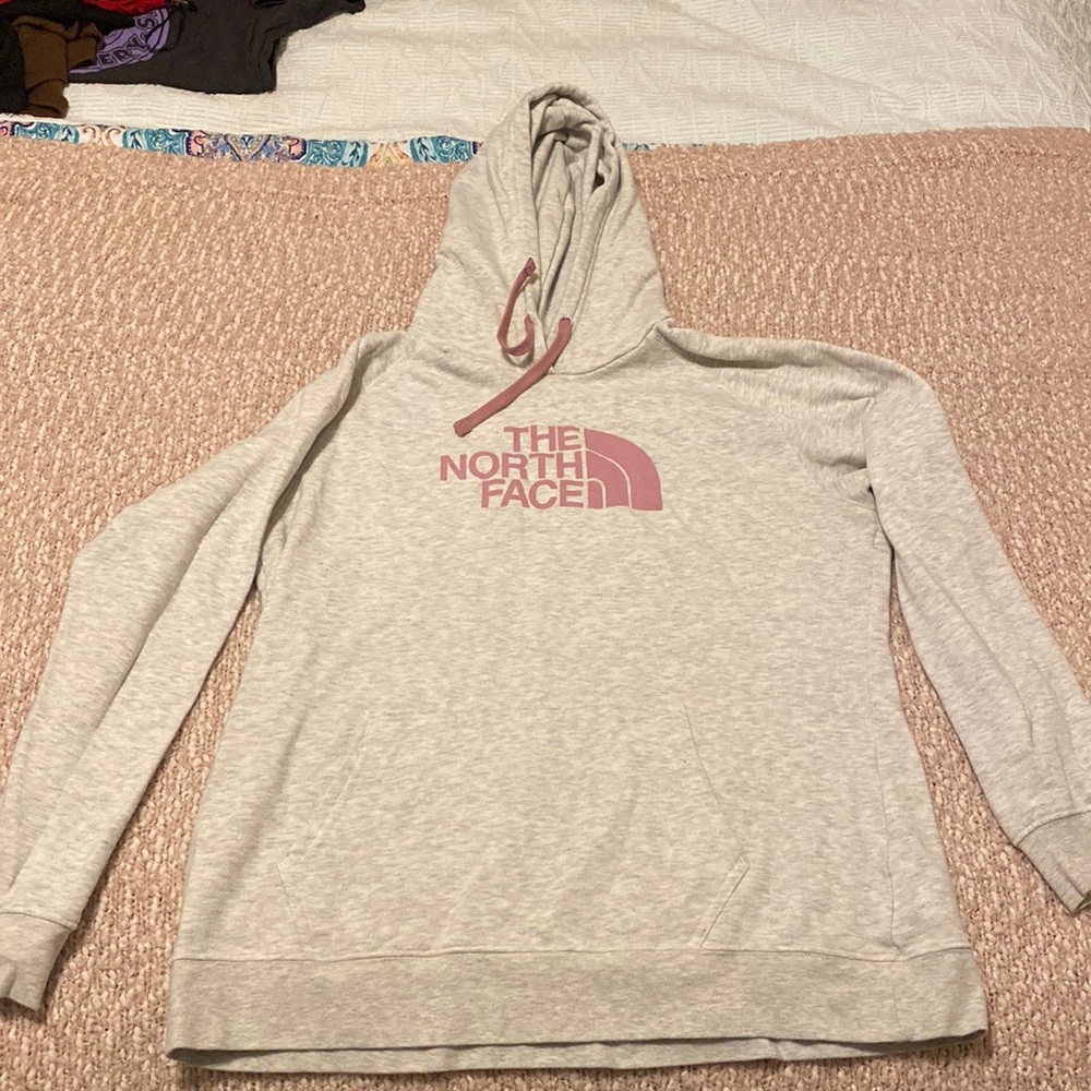 XL womens The North Face hooded sweatshirt